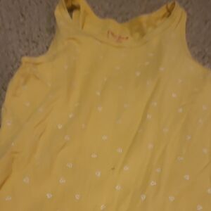 one 5 one Yellow Heart Patterned Top